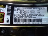 2022 Tacoma Color Code for Magnetic Gray Metallic - Color Code: 1G3