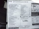 2022 Jeep Gladiator High Altitude 4x4 Window Sticker