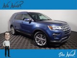 2019 Blue Metallic Ford Explorer Limited 4WD #144485717