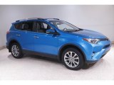2018 Electric Storm Blue Toyota RAV4 Limited AWD Hybrid #144485747