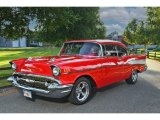 1957 Vermillion Red Chevrolet Bel Air Hard Top #144491154