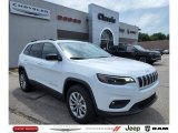 2022 Bright White Jeep Cherokee Latitude Lux 4x4 #144511123