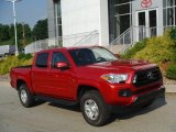 2020 Toyota Tacoma SR Double Cab 4x4 Front 3/4 View
