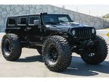 2008 Black Jeep Wrangler Unlimited Rubicon Rock Jock 4x4 #144522371