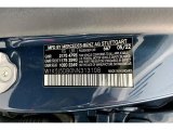 2022 CLA Color Code for Denim Blue Metallic - Color Code: 667