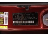 2020 Sienna Color Code for Salsa Red Pearl - Color Code: 3Q3