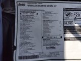 2022 Jeep Wrangler Unlimited Sahara 4XE Hybrid Window Sticker