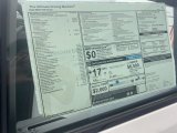 2022 BMW M5 Competition Window Sticker