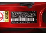 2015 ES Color Code for Matador Red Mica - Color Code: 3R1