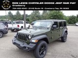 2022 Sarge Green Jeep Wrangler Unlimited Sport 4x4 #144612766