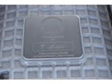 2004 Mercedes-Benz SL 55 AMG Roadster Info Tag