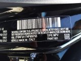 2022 500X Color Code for Nero Cinema (Black) - Color Code: 601