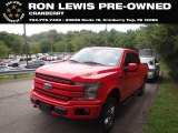 Race Red Ford F150 in 2019