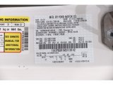 2021 Mustang Color Code for Oxford White - Color Code: YZ