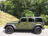 2022 Sarge Green Jeep Wrangler Unlimited Sport Altitude 4x4 #144641439