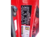 2013 Sportage Color Code for Signal Red - Color Code: BEG