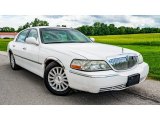 White Pearl Lincoln Town Car in 2003