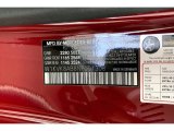 2022 SL Color Code for Patagonia Red Metallic - Color Code: 993