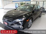 2019 Crystal Black Pearl Honda Civic EX Sedan #144711785