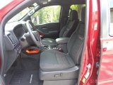 2022 Nissan Frontier Pro-X Crew Cab Charcoal Interior