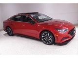 2020 Calypso Red Hyundai Sonata SEL Plus #144745763