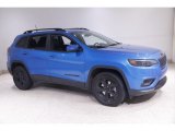 2020 Hydro Blue Pearl Jeep Cherokee Altitude 4x4 #144745756