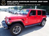 2020 Firecracker Red Jeep Wrangler Unlimited Sahara 4x4 #144758486