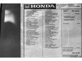 2023 Honda Odyssey Touring Window Sticker