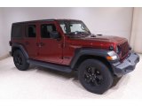 2021 Snazzberry Pearl Jeep Wrangler Unlimited Sport Altitude 4x4 #144788190