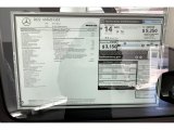 2022 Mercedes-Benz G 63 AMG Window Sticker