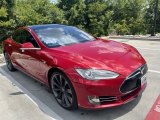 2013 Tesla Model S P85 Performance Front 3/4 View