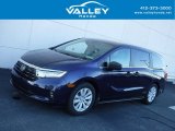 Obsidian Blue Pearl Honda Odyssey in 2022