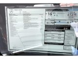 2022 Mercedes-Benz G 550 Window Sticker