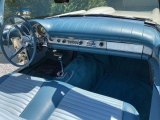 1957 Ford Thunderbird Convertible Blue/White Interior