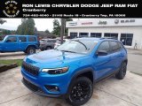 2022 Hydro Blue Pearl Jeep Cherokee X 4x4 #144828893