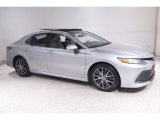 2021 Celestial Silver Metallic Toyota Camry XLE #144836686