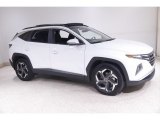 2022 White Cream Pearl Hyundai Tucson SEL Convienience Hybrid AWD #144842675