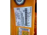 2022 Bronco Sport Color Code for Cyber Orange Metallic Tricoat - Color Code: SB