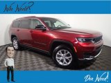 2021 Velvet Red Pearl Jeep Grand Cherokee L Limited 4x4 #144860284