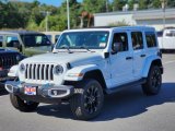 2023 Bright White Jeep Wrangler Unlimited Sahara 4XE Hybrid #144860094