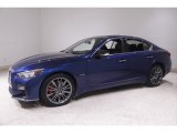 2020 Infiniti Q50 3.0t Red Sport 400 AWD Front 3/4 View