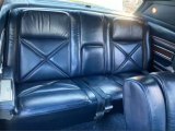 1971 Lincoln Continental Mark III Coupe Rear Seat