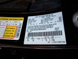 2022 Bronco Sport Color Code for Shadow Black - Color Code: G1