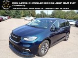 2022 Fathom Blue Pearl Chrysler Pacifica Hybrid Touring L #144883861