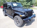 2023 Jeep Wrangler Unlimited High Altitude 4XE Hybrid Front 3/4 View