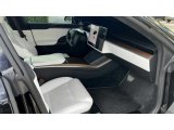 2021 Tesla Model S Long Range AWD Black/White Interior