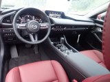 2022 Mazda Mazda3 Carbon Edition Sedan Red Interior