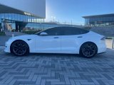2021 Tesla Model S Pearl White Multi-Coat