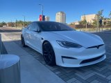 2021 Tesla Model S Plaid AWD Front 3/4 View