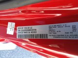 2021 1500 Color Code for Flame Red - Color Code: PR4